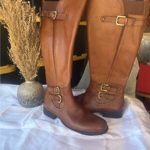 Liz Claiborne Tan Over the Knee Boots